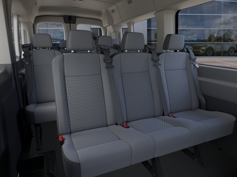 New 2025 Agate Black Metallic Ford Passenger Van XL image 36