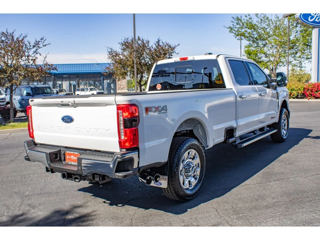 New 2026 Star White Metallic Tri-Coat Ford LARIAT image 8