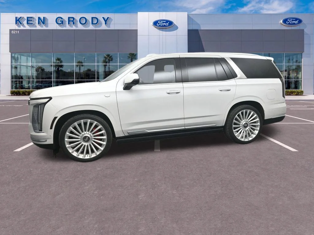 Used 2025 White Cadillac Premium Luxury Platinum image 9