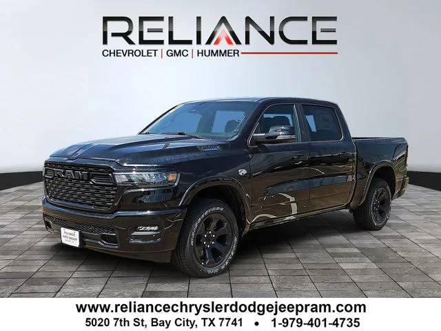 New 2026 Diamond Black Crystal Pearl-Coat Exterior Paint RAM Big Horn/Lone Star image 3