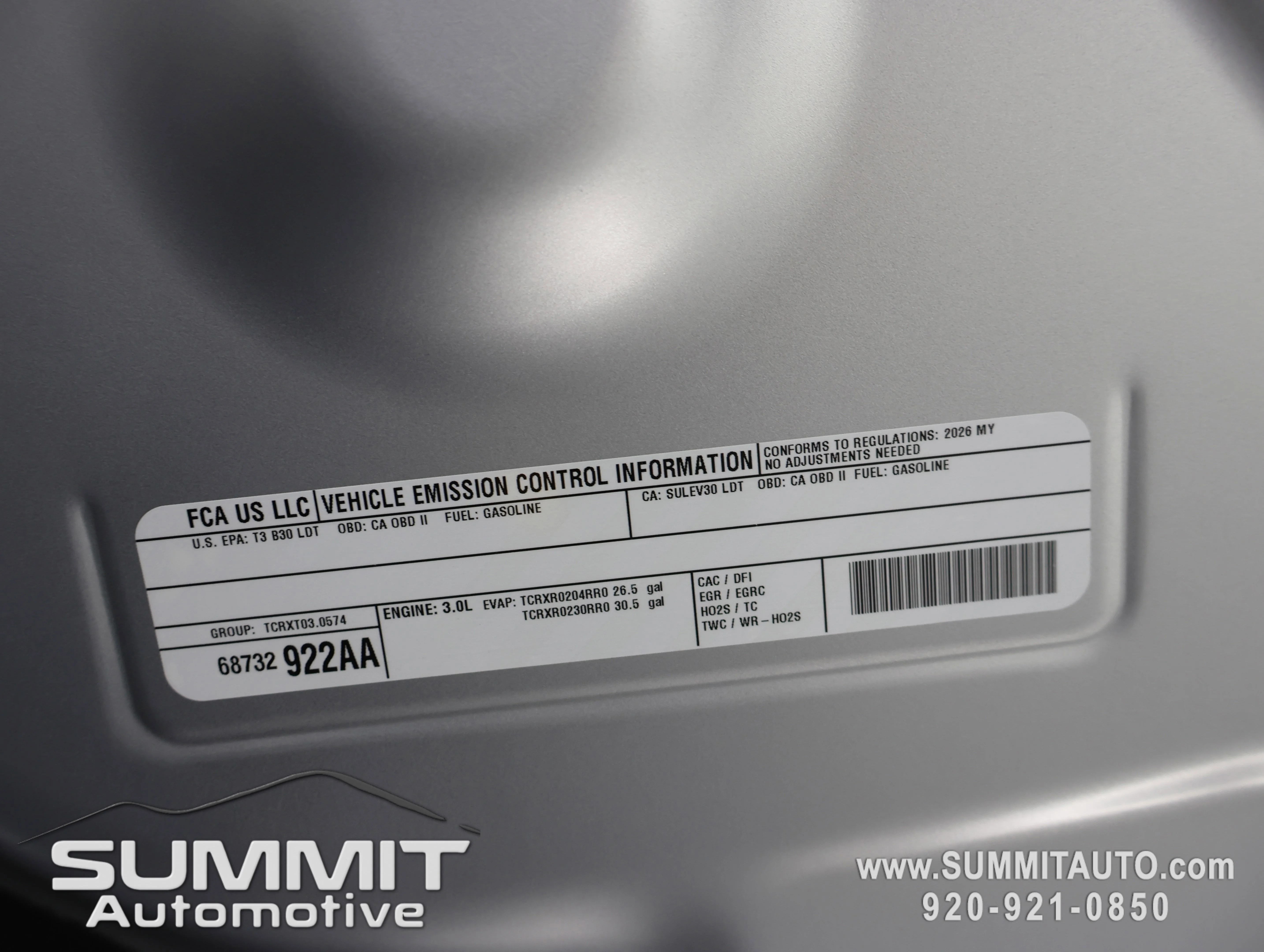 New 2026 Silver-Zynith Exterior Paint Jeep Summit Obsidian image 25