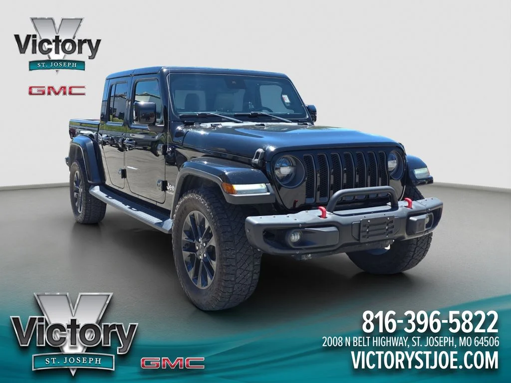 Used 2022 Black Jeep Overland image 1