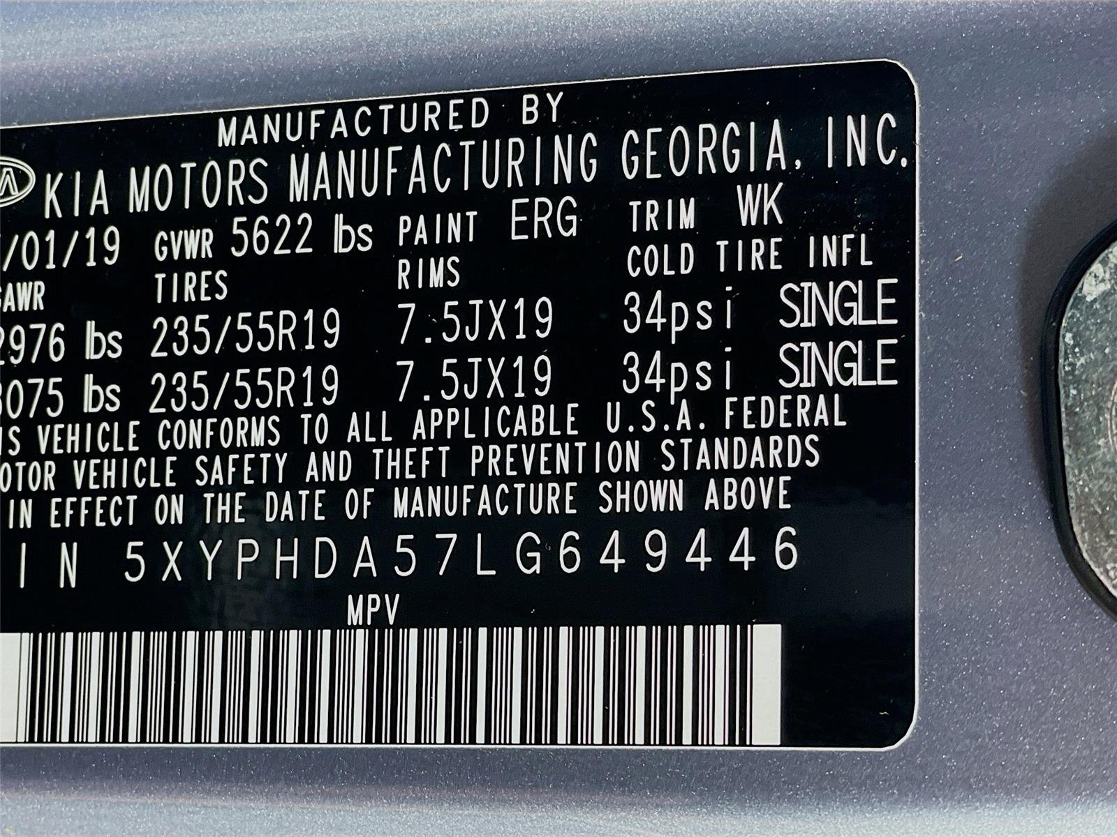Used 2020 Everlasting Silver Kia EX V6 image 35