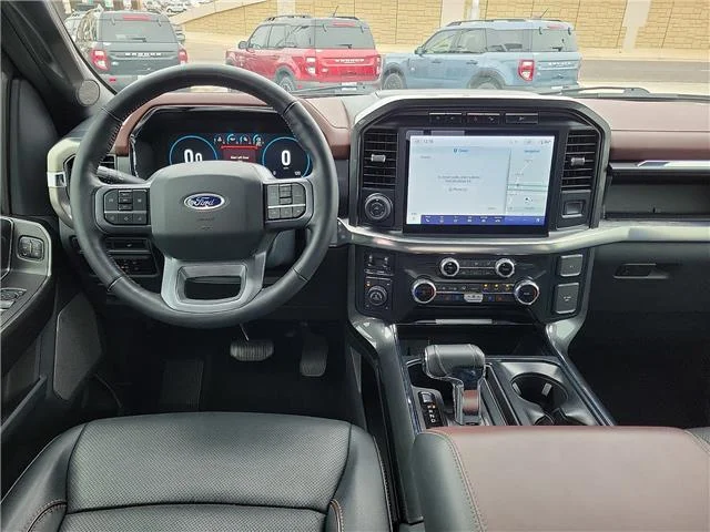 Used 2023 Carbonized Gray Metallic Ford Lariat 4x4 SuperCrew Cab 5.5 ft. box 145 in. WB image 9