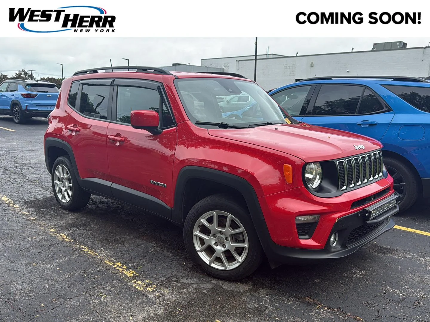Used 2021 Colorado Red Clearcoat Jeep Latitude image 1
