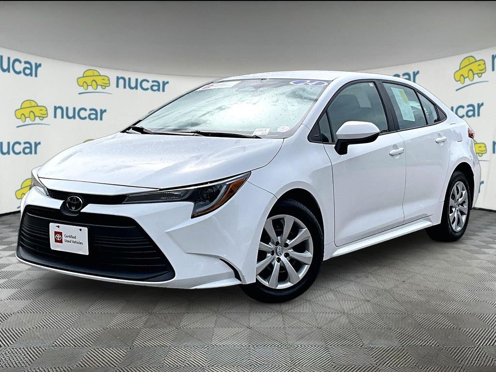 Used 2024 White Toyota LE image 3