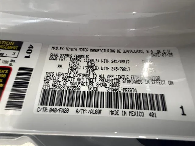 2025 Toyota Tacoma SR - Photo 25