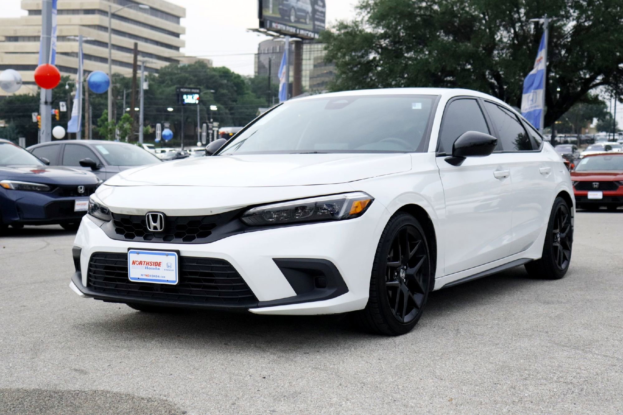 Used 2024 Platinum White Pearl Honda Sport image 7