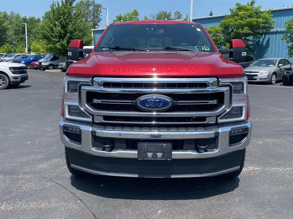 Used 2022 Rapid Red Metallic Tinted Clearcoat Ford LARIAT image 7
