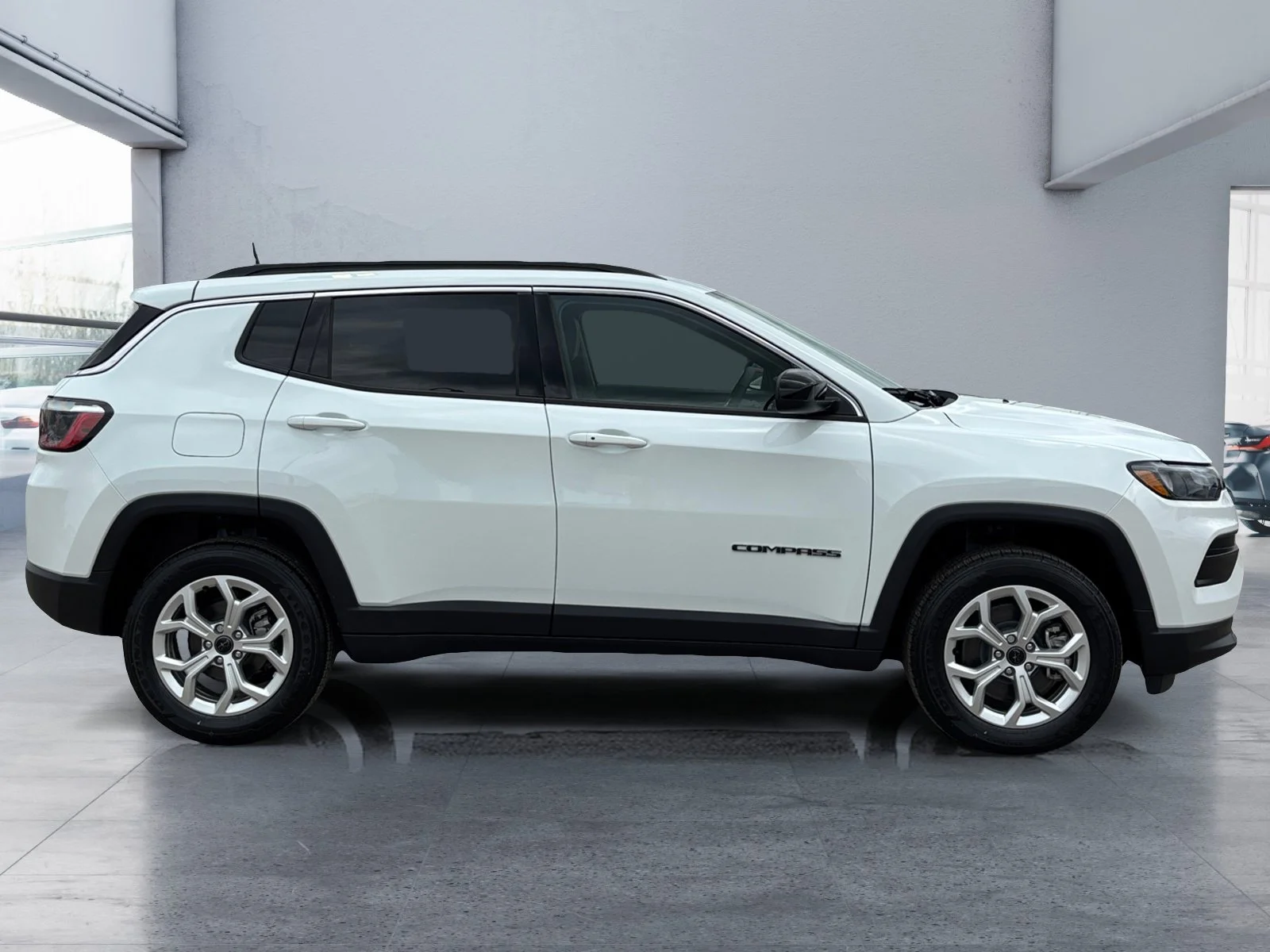 New 2026 Bright White Jeep North image 6