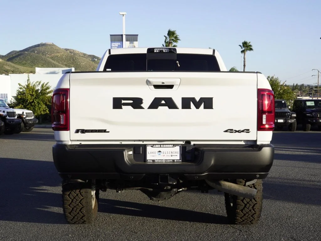 New 2026 Bright White Clear-Coat Exterior Paint RAM Rebel image 5