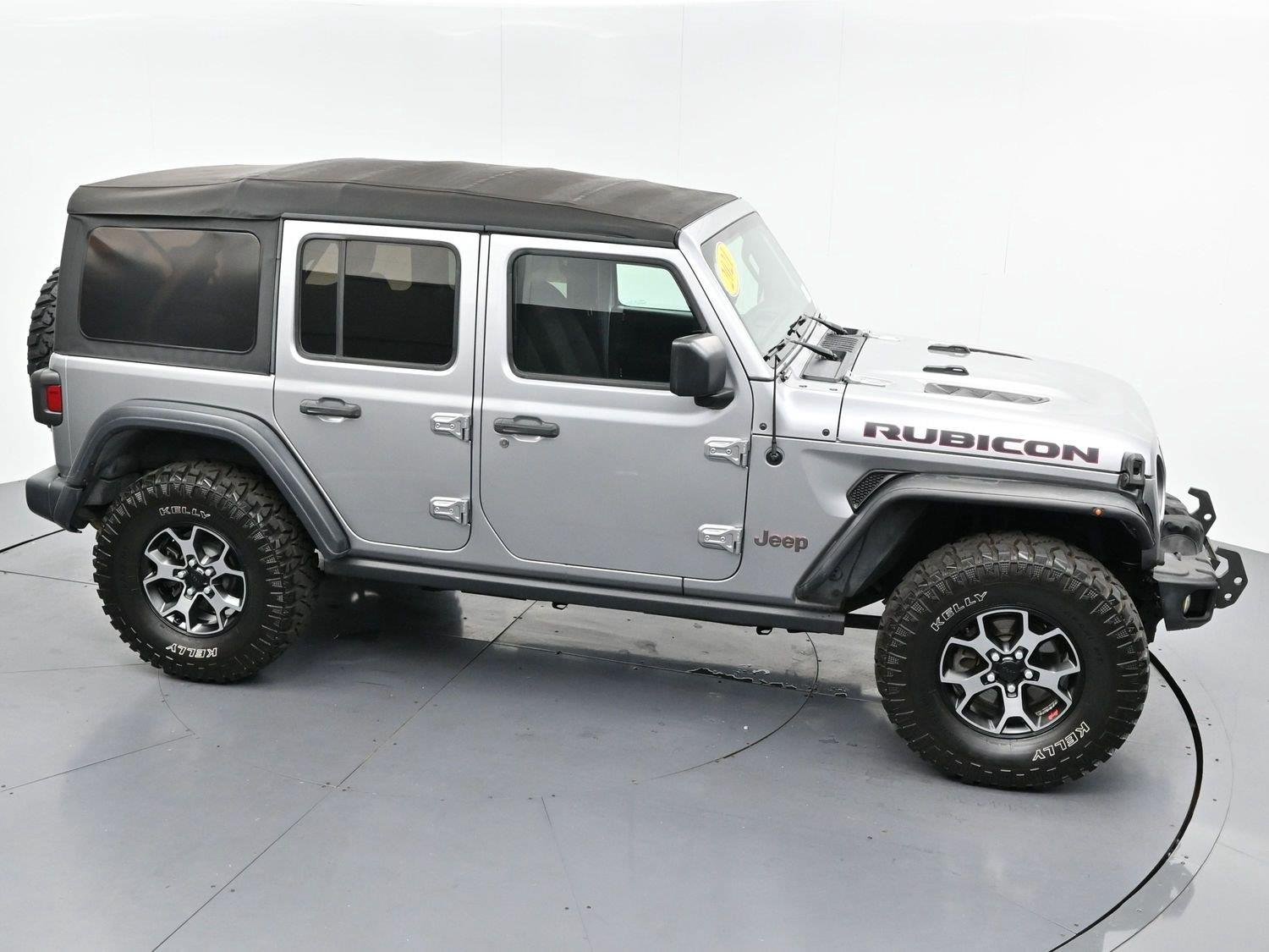Used 2021 Billet Silver Metallic Clearcoat Jeep Unlimited Rubicon image 32