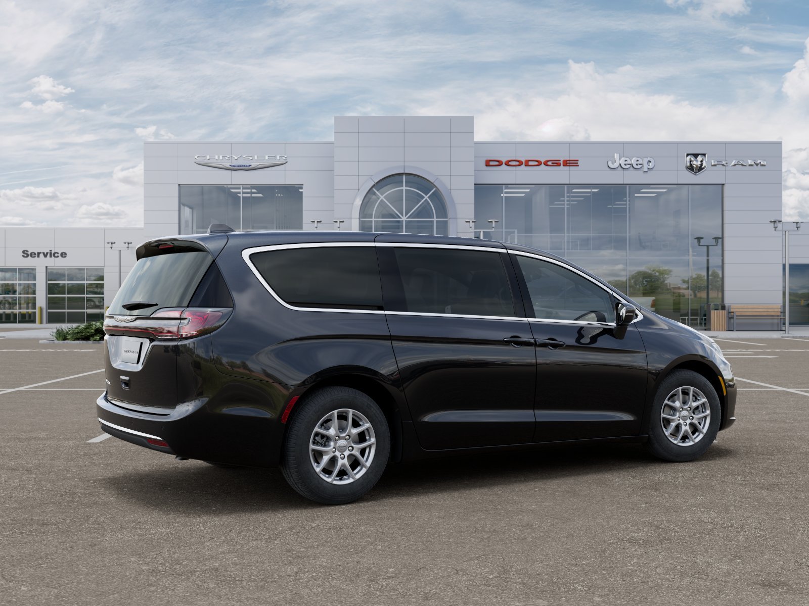New 2026 Diamond Black Crystal Pearl-Coat Exterior Paint Chrysler Select image 32