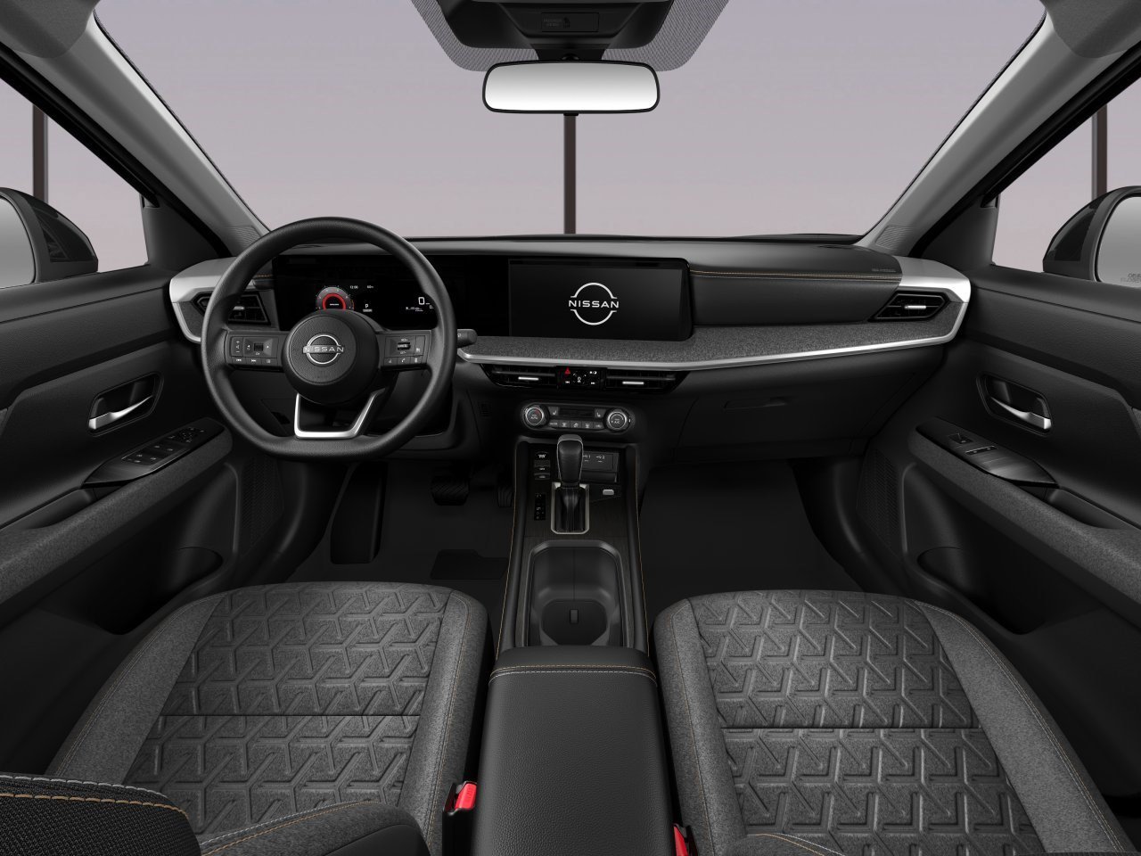 New 2026 Aspen White TriCoat / Super Black Two-tone Nissan SV image 15
