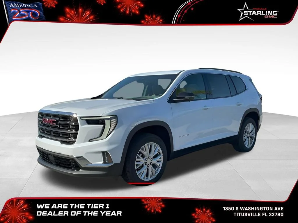 New 2026 Glacier White Tricoat GMC Elevation image 1