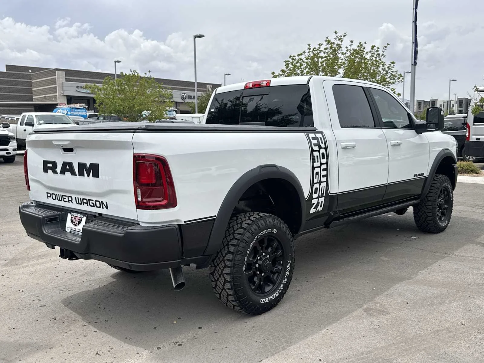 New 2026 Bright White Clear-Coat Exterior Paint RAM Power Wagon image 8