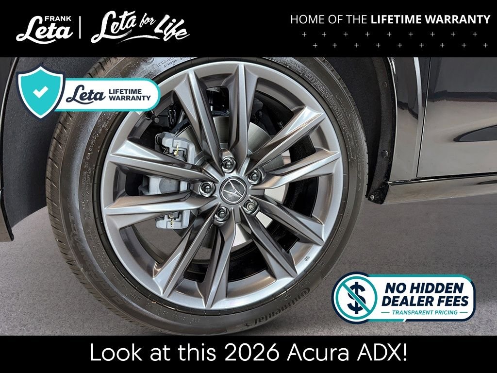 New 2026 Crystal Black Pearl Acura w/A-Spec Package image 13