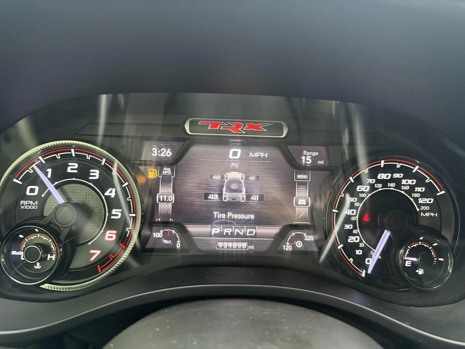 Used 2022 Diamond Black Crystal Pearlcoat Ram TRX image 10