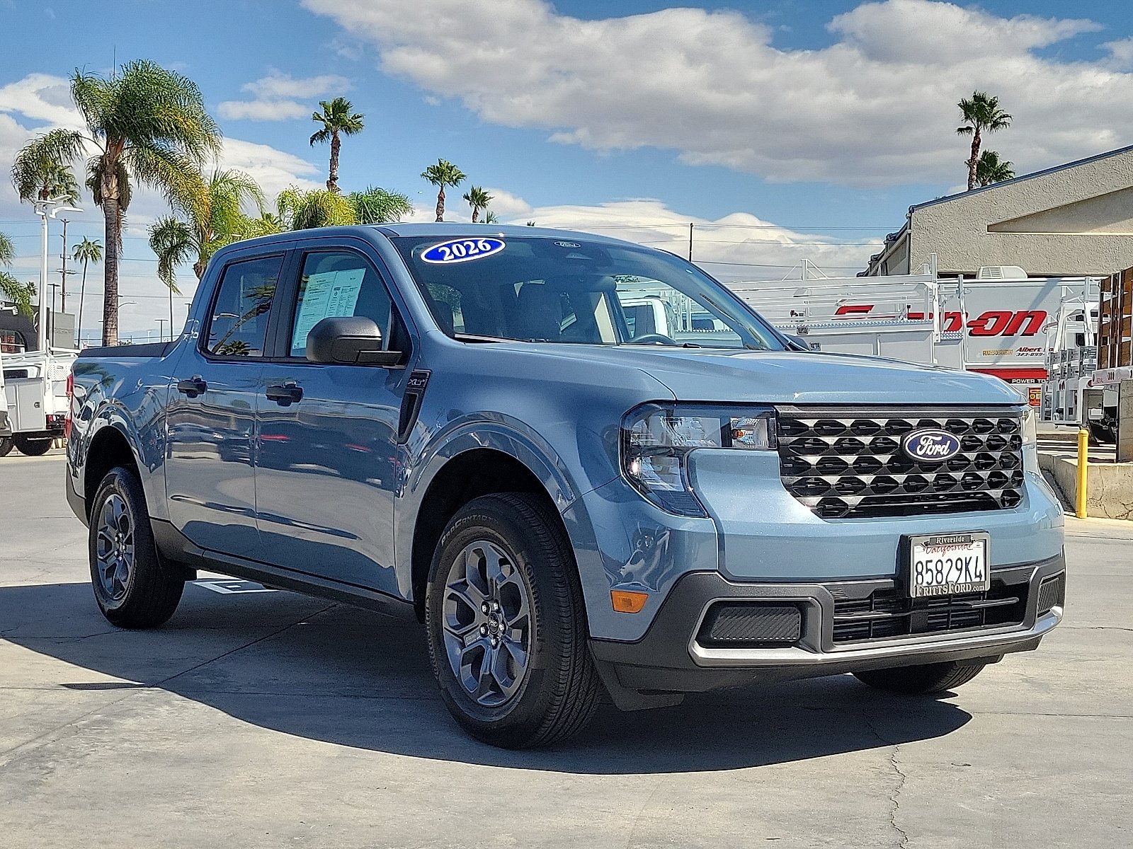 New 2026 Azure Gray Metallic Tri-Coat Ford XLT image 25