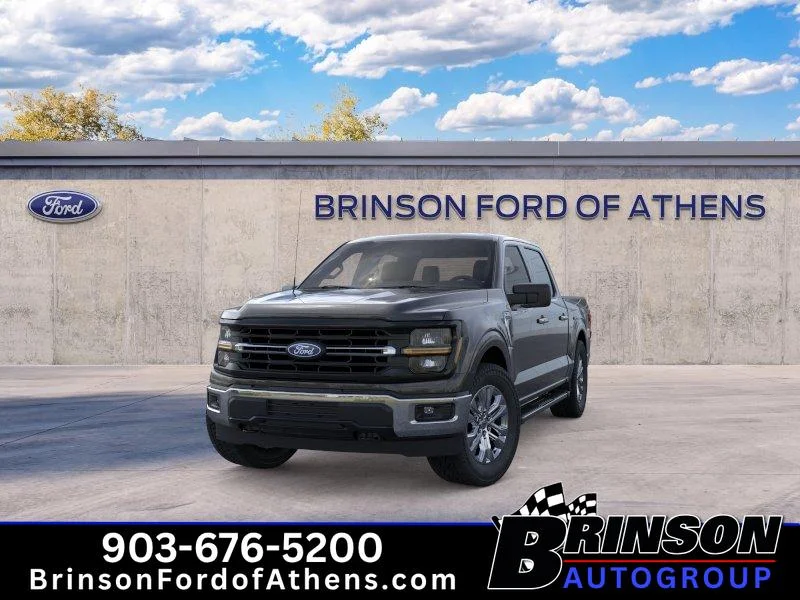 New 2026 Agate Black Metallic Ford XLT image 2