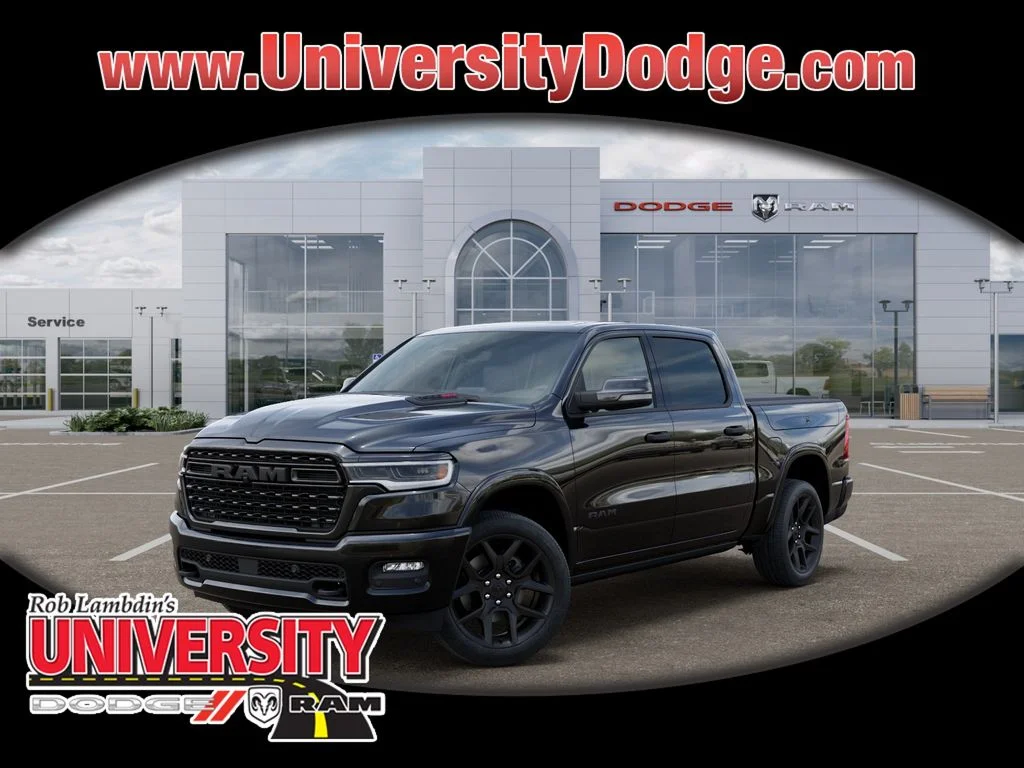 New 2026 Diamond Black Crystal Pearlcoat RAM Limited image 1