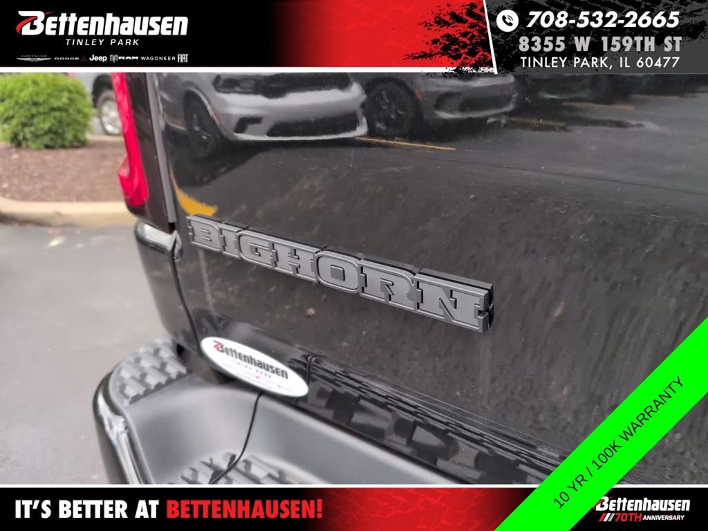 New 2026 Diamond Black Crystal Pearlcoat RAM Big Horn image 8