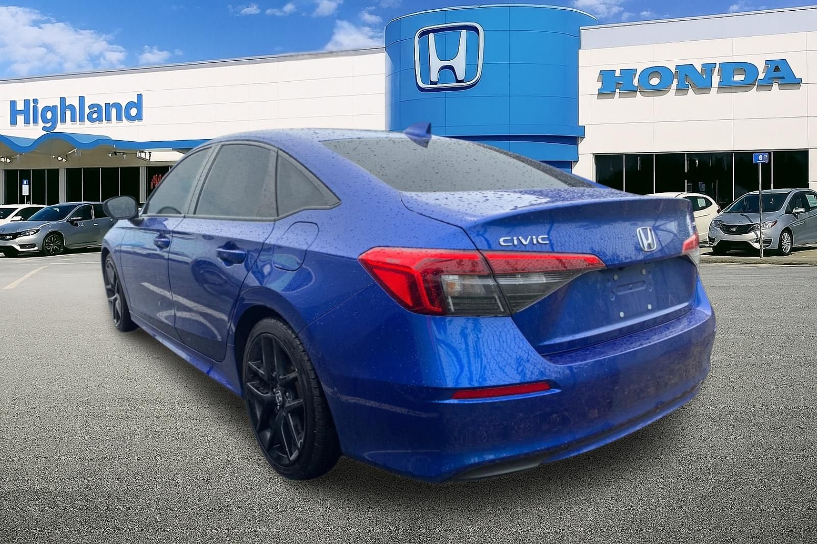 Certified Used 2023 Blue Honda Sport image 2