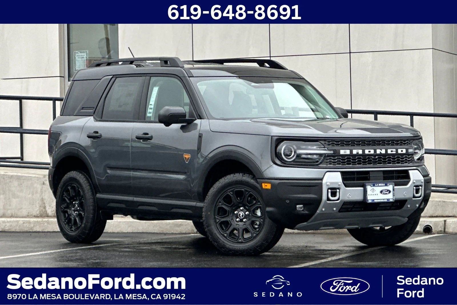 New 2025 Carbonized Gray Metallic Ford Badlands® image 1