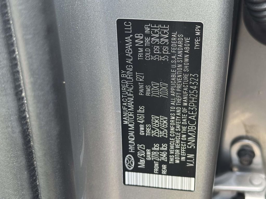Used 2023 Silver Hyundai SEL image 15