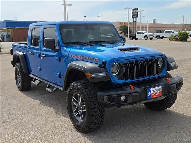 Used 2024 Hydro Blue Pearlcoat Jeep Mojave 4x4 Crew Cab 5 ft. box image 6