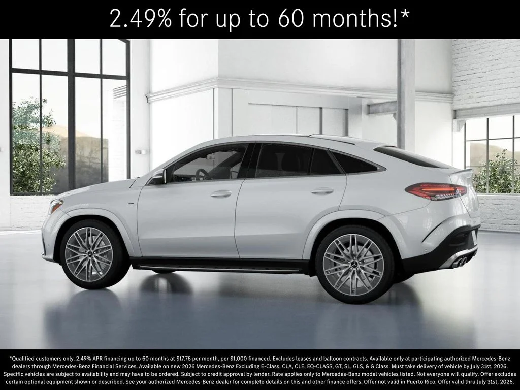 New 2026 MANUFAKTUR Moonlight White Metallic Mercedes-Benz AMG® GLE 53 4MATIC+ Coupe image 32