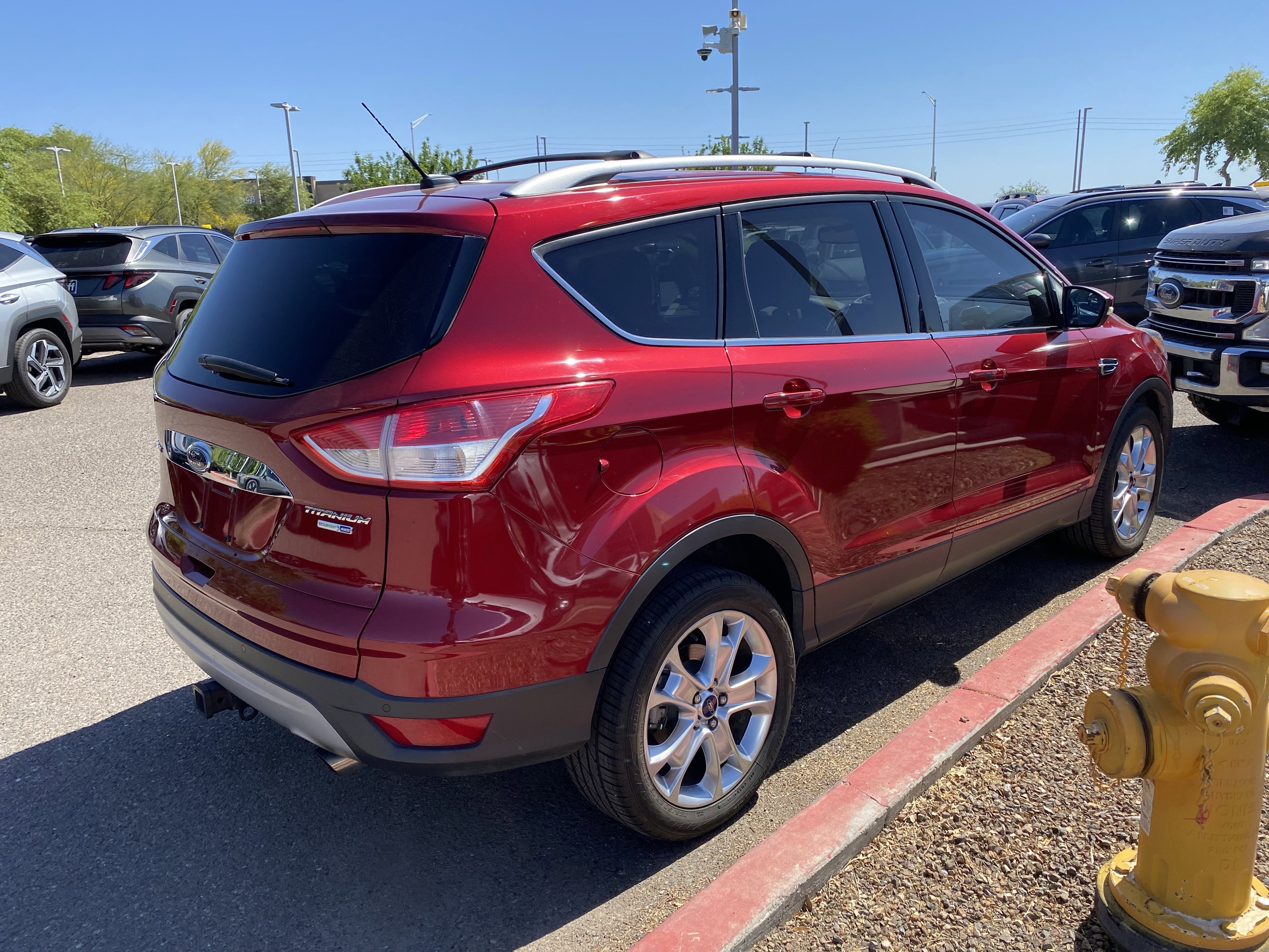 Used 2014 Ford Escape Titanium with VIN 1FMCU9J99EUC76403 for sale in Surprise, AZ