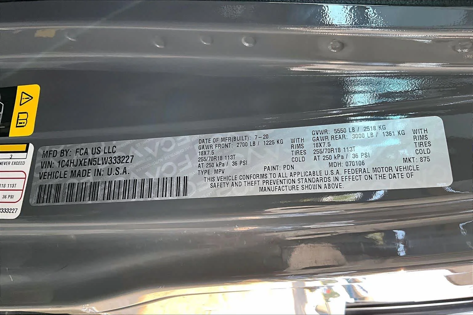 Used 2020 Sting-Gray Clearcoat Jeep Sahara image 35