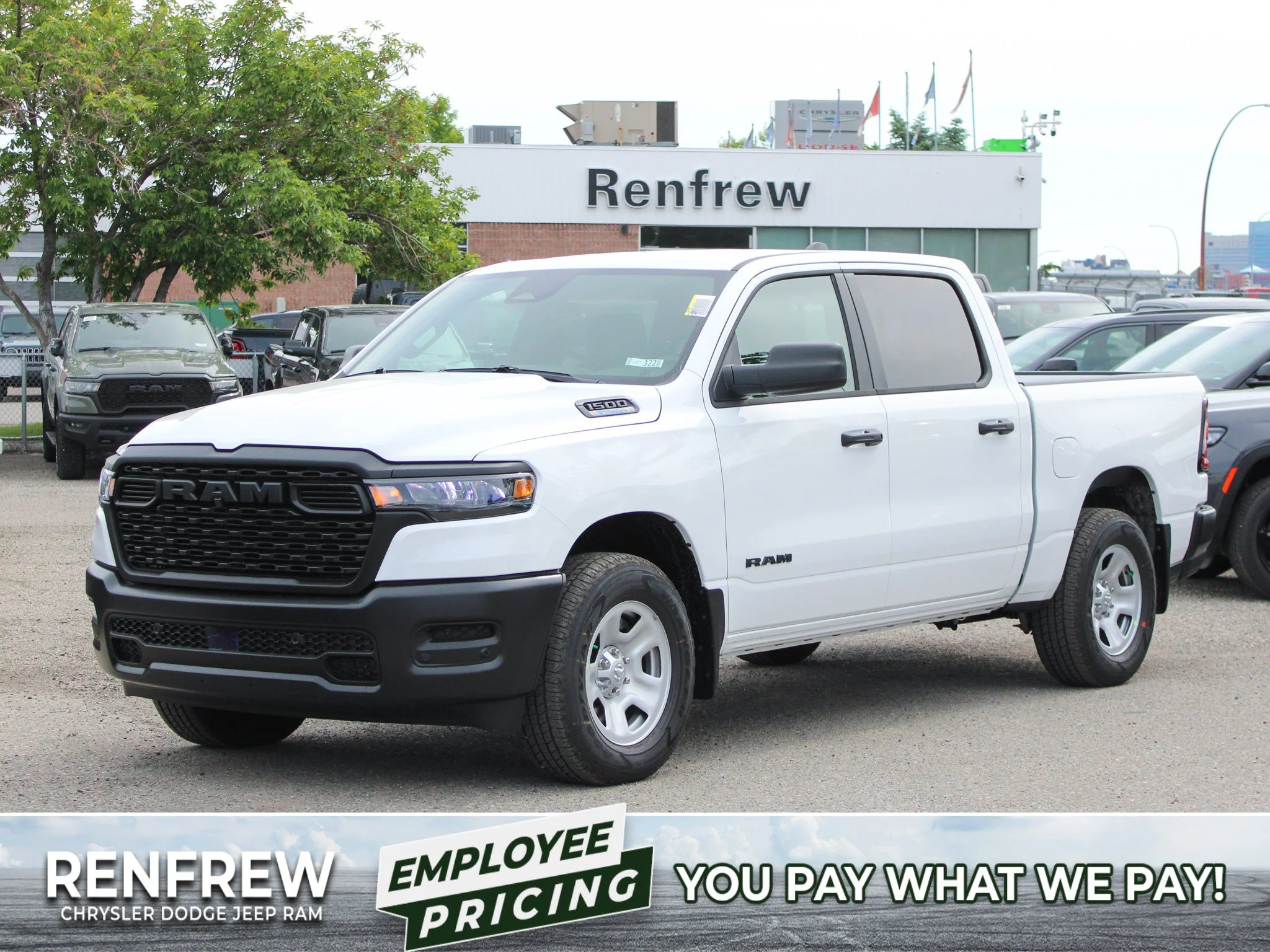 New 2026 White RAM Tradesman* image 1