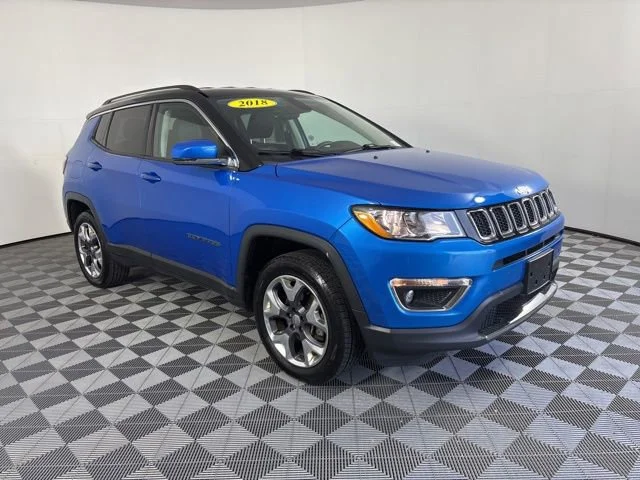 Used 2018 Laser Blue Jeep Limited image 35