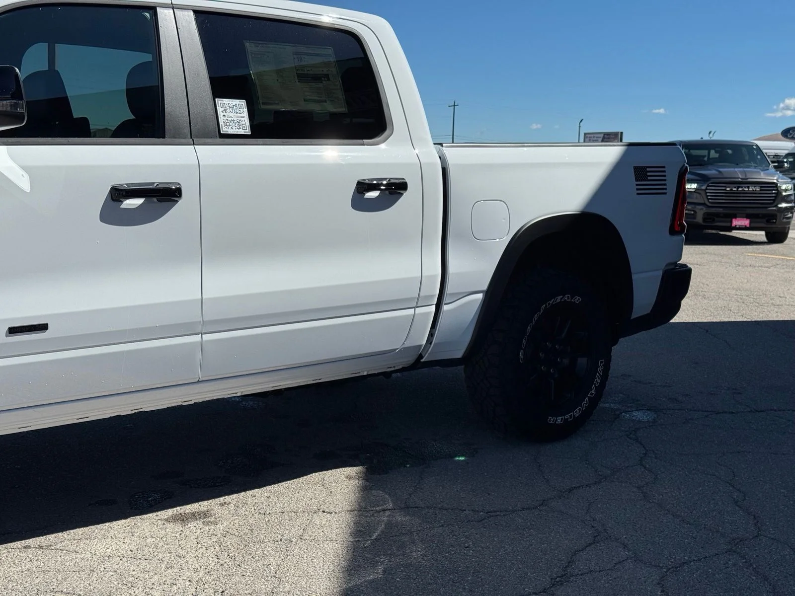 New 2026 Bright White Clear-Coat Exterior Paint RAM Rebel image 16