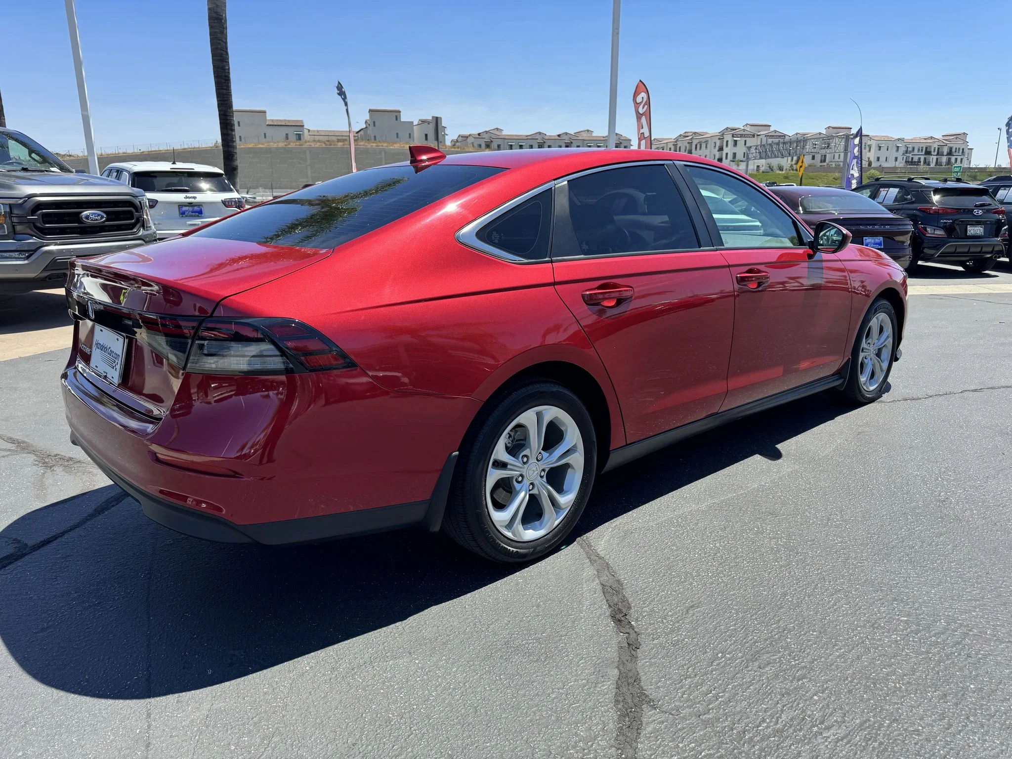 Used 2023 Radiant Red Metallic Honda LX image 8