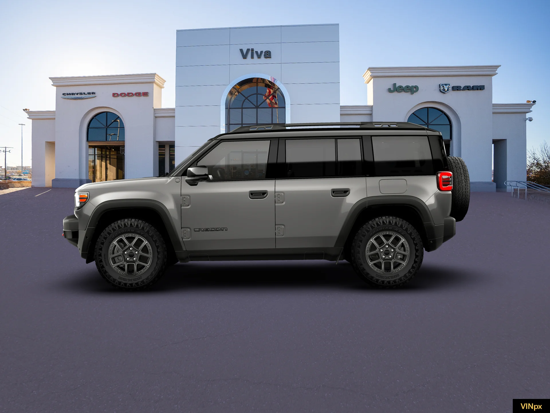 New 2026 Ceramic Gray Clear-Coat Exterior Paint Jeep Moab image 3
