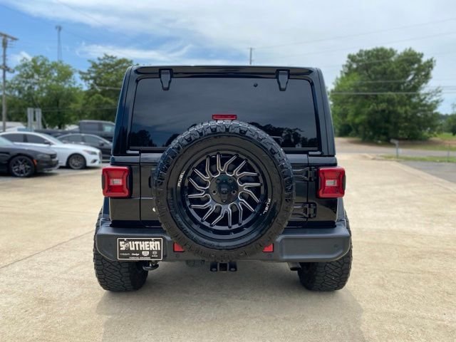 Used 2020 Black Jeep Unlimited Sahara image 8