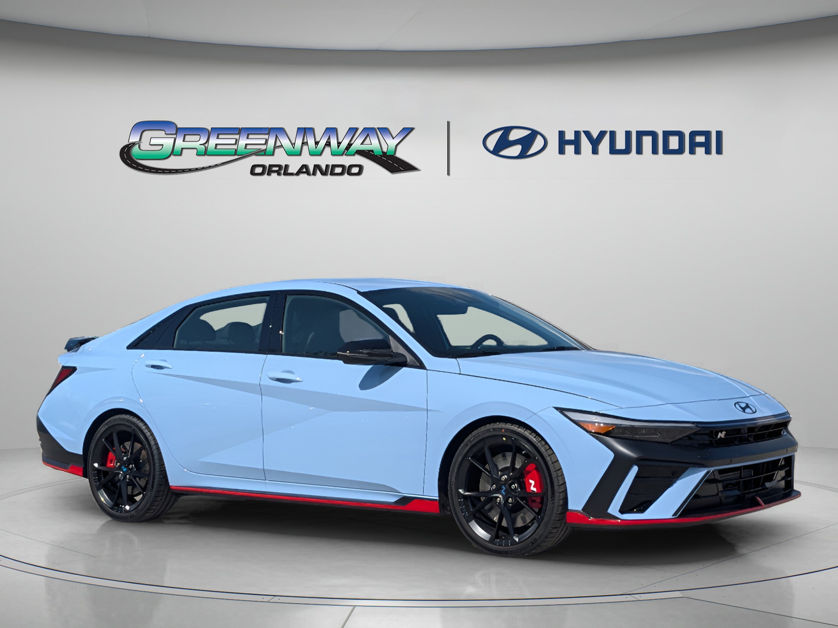 New 2026 Performance Blue Hyundai Sedan image 2