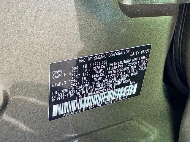2022 Subaru Ascent Onyx Edition - Photo 18