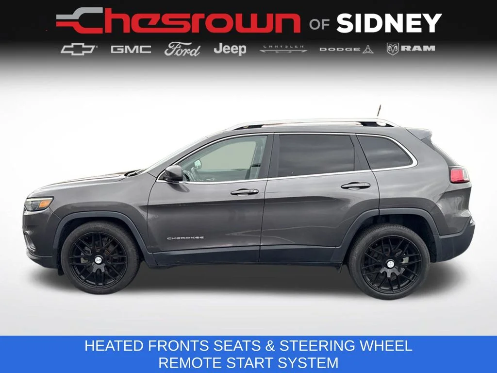Used 2019 Jeep Cherokee Latitude Plus with VIN 1C4PJLLB3KD348736 for sale in Sidney, OH