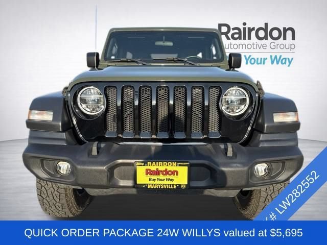 Used 2020 Sarge Green Clearcoat Jeep Willys image 2