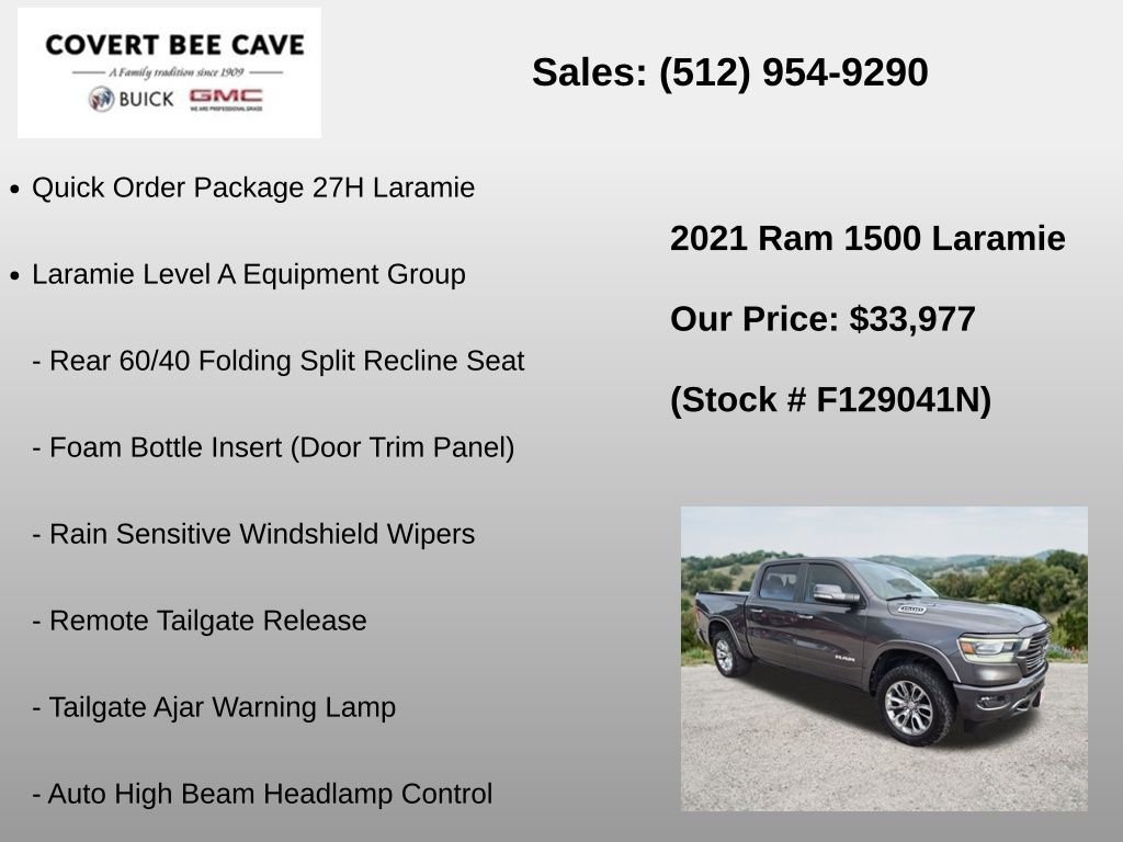 Used 2021 Gray Ram Laramie image 6