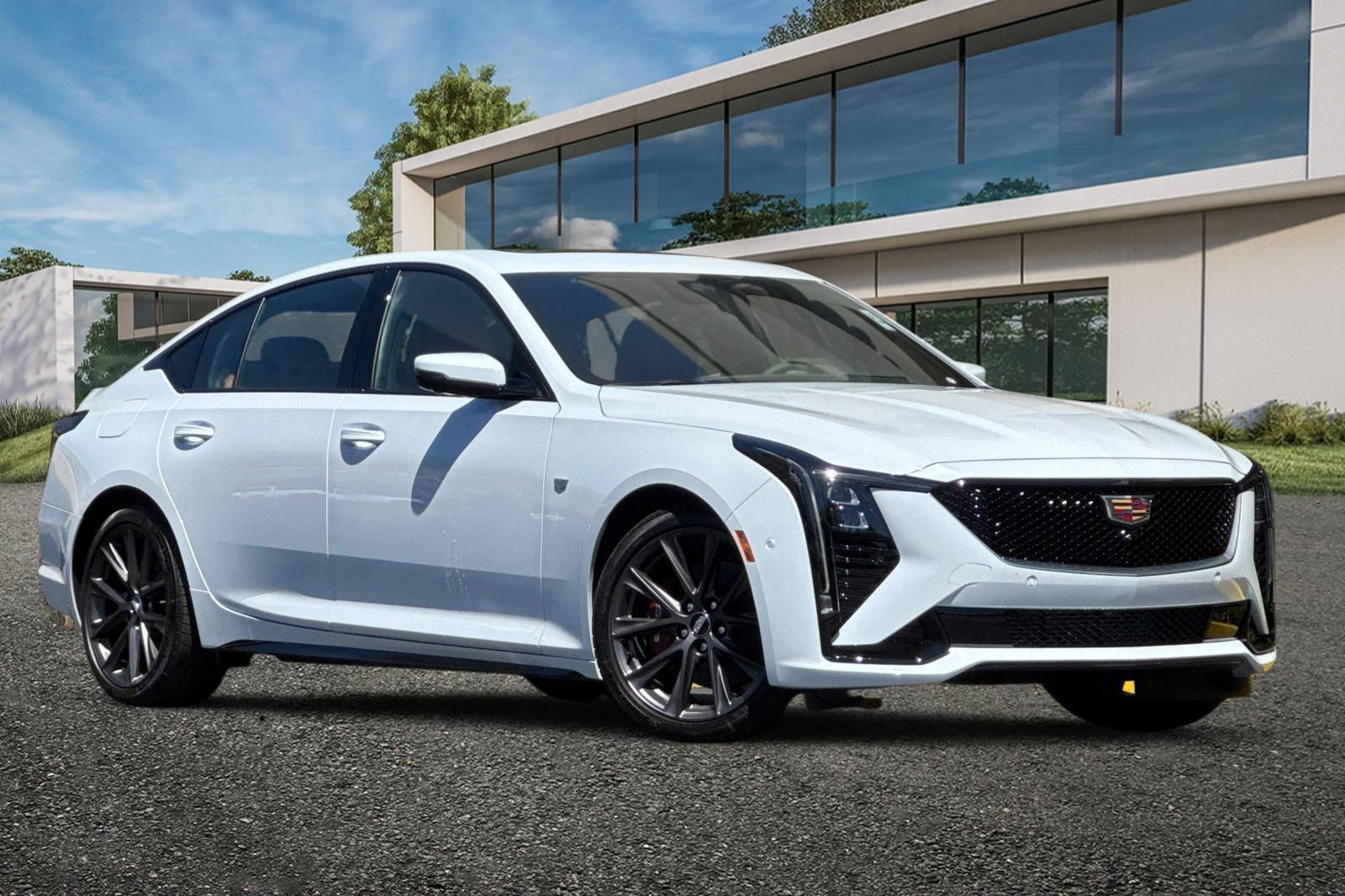 New 2026 Vibrant White Tricoat Cadillac Sport image 2