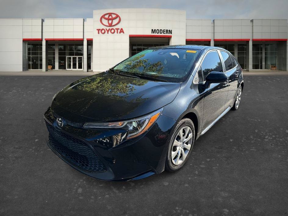 Used 2020 Black Sand Pearl Toyota LE image 2