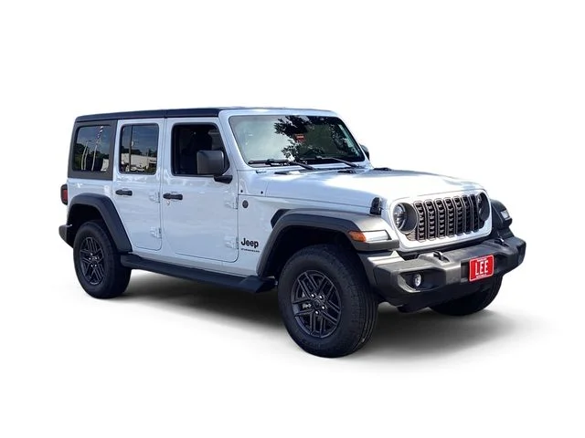 New 2026 Bright White Clearcoat Jeep 4-DOOR SPORT S image 8