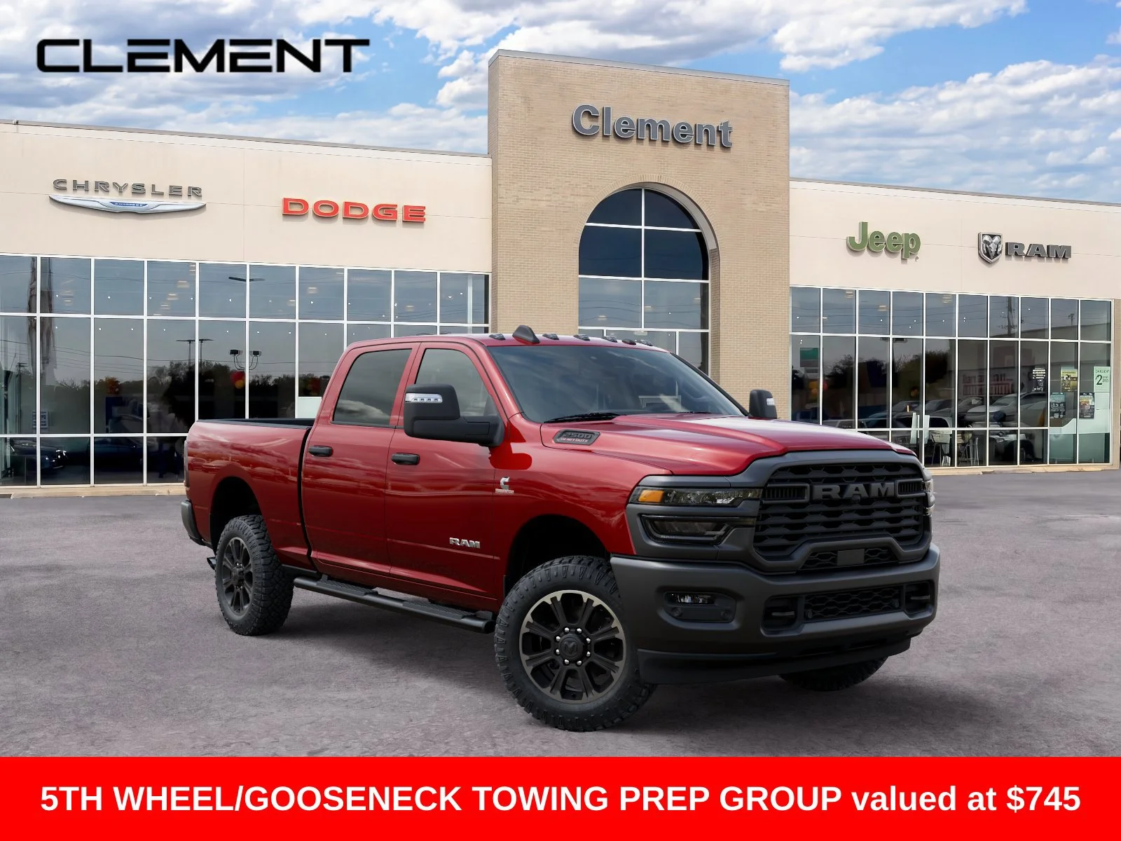New 2026 Molten Red Pearl-Coat Exterior Paint RAM Warlock image 6