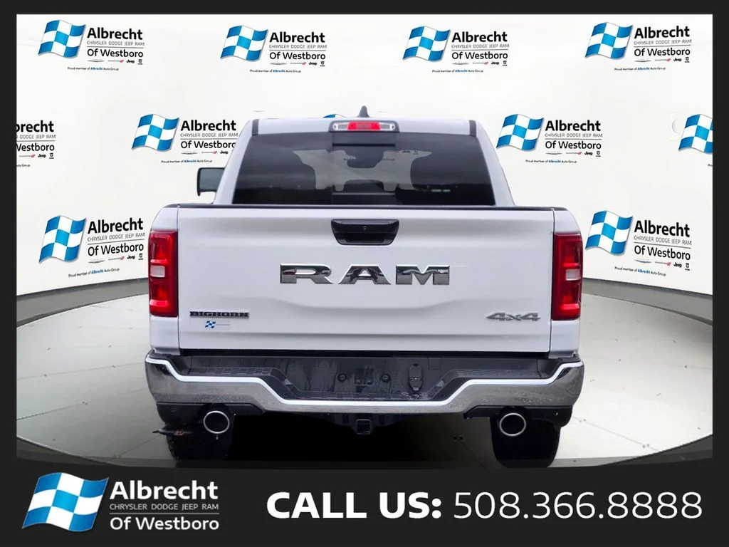 New 2026 Bright White Clear-Coat Exterior Paint RAM Big Horn/Lone Star image 4