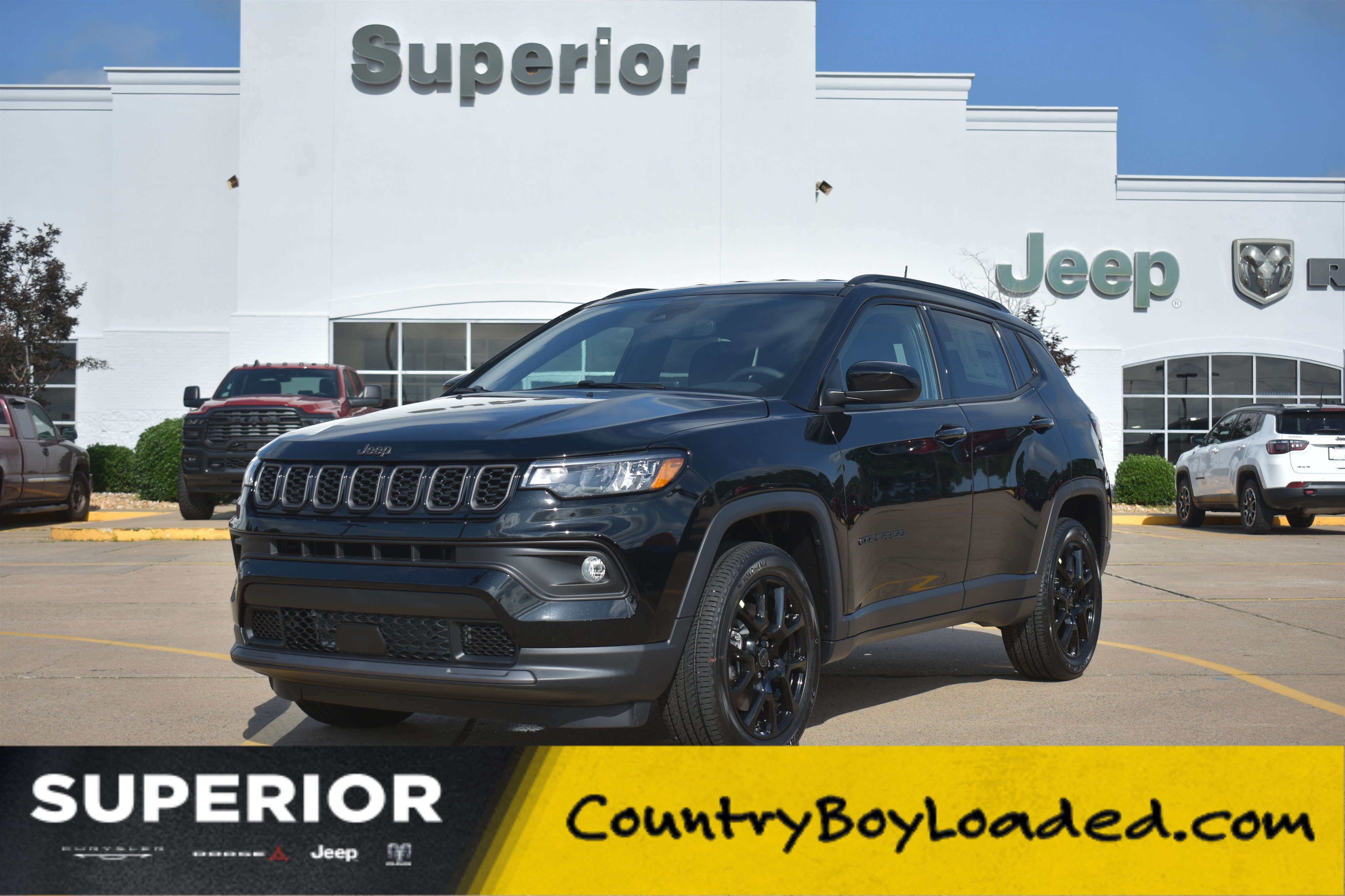 New 2026 Diamond Black Crystal Pearlcoat Jeep Latitude Altitude image 1